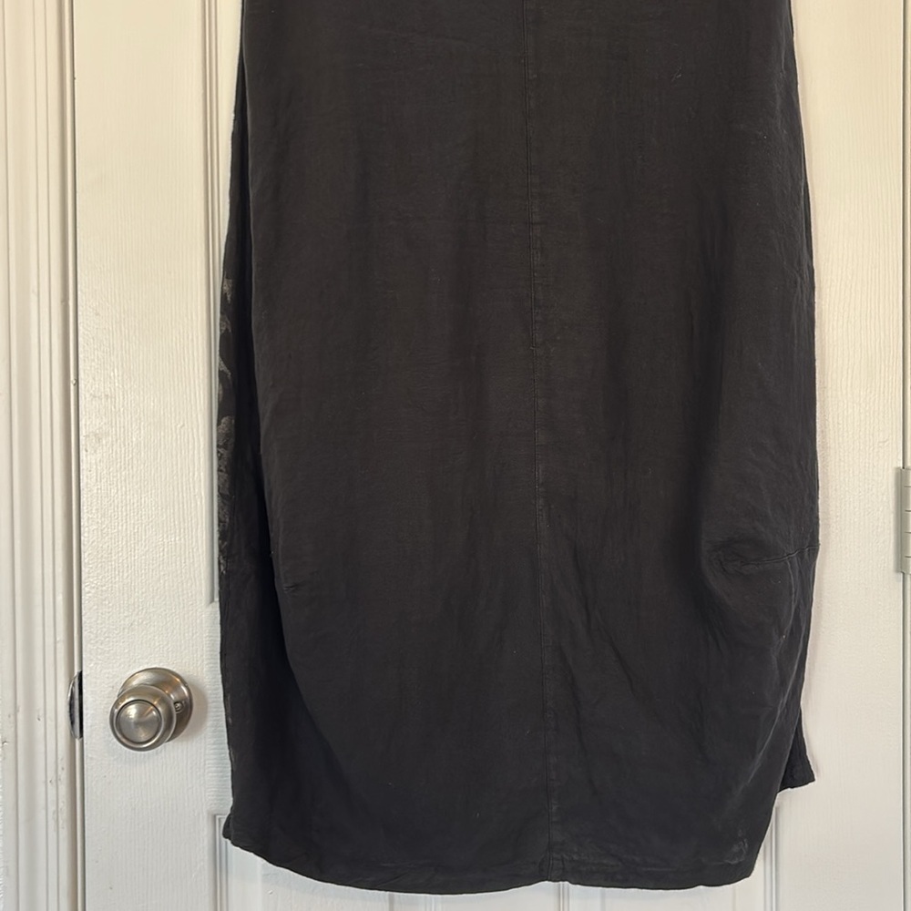 Elemente Clemente Linen Oversized Tunic Midi Lagenlook Dress Size 4 - Picture 8 of 10